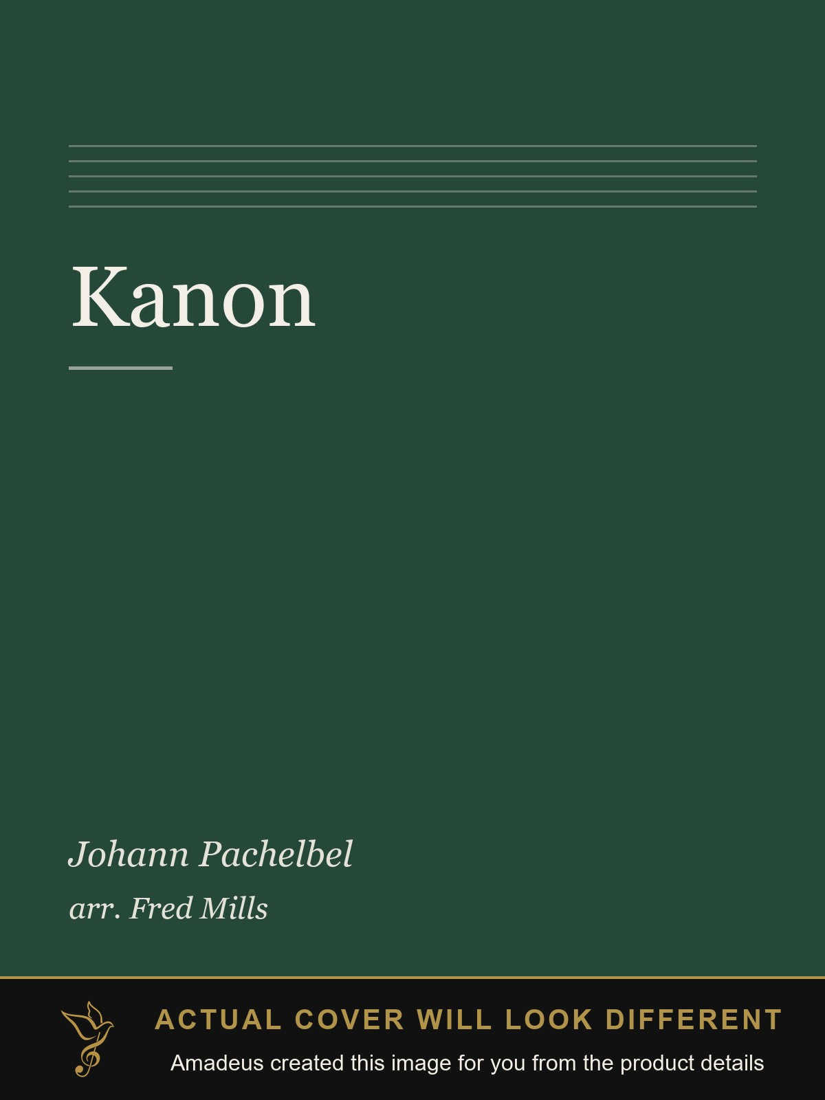 Kanon - Amadeus created this image from the product details; the actual cover will look different