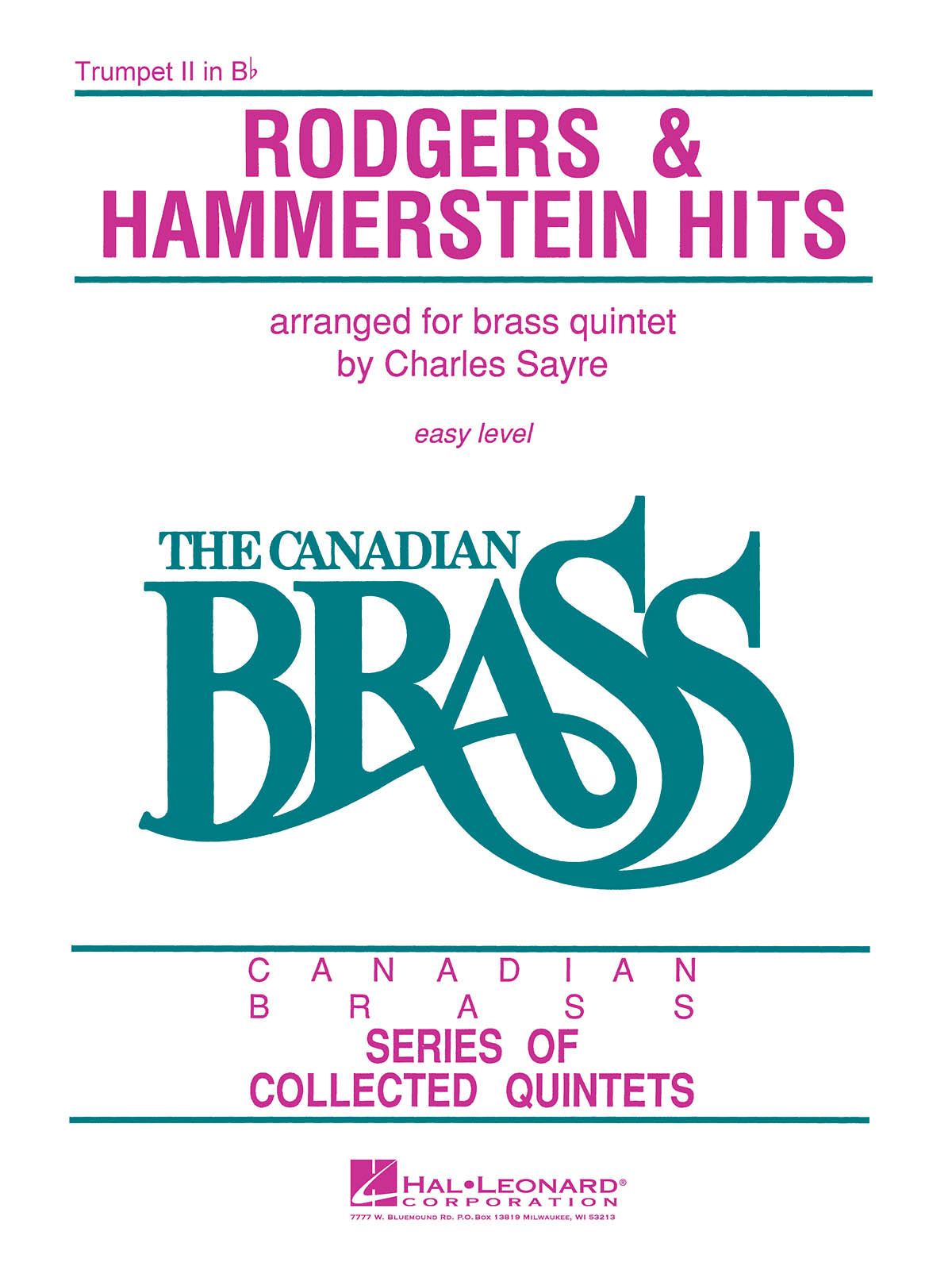 Product Cover for The Canadian Brass – Rodgers & Hammerstein Hits