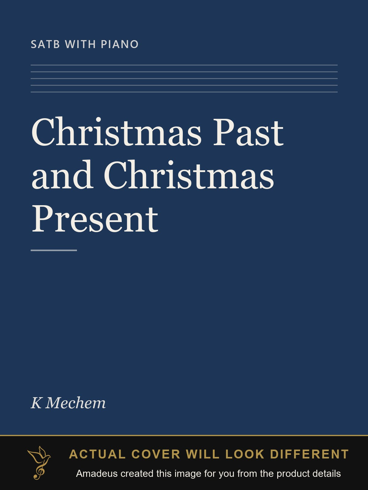 Christmas Past and Christmas Present - Amadeus created this image from the product details; the actual cover will look different