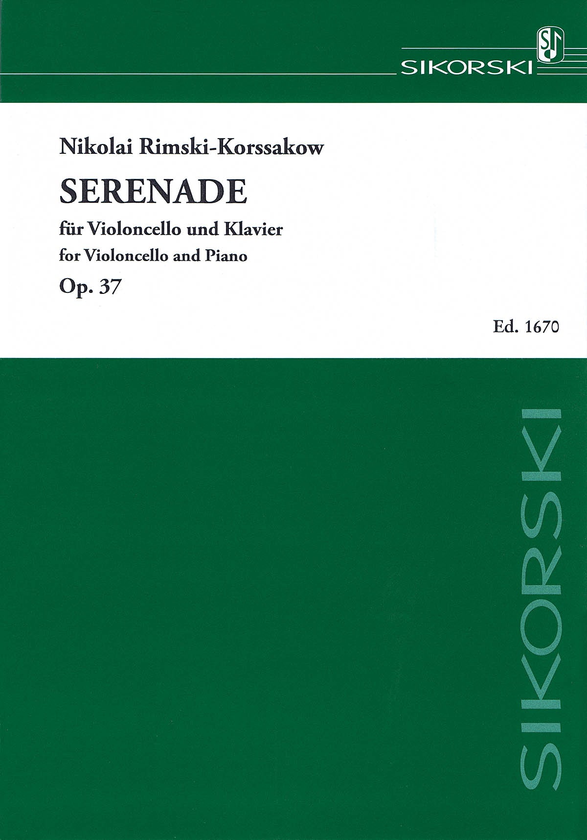 Product Cover for Serenade, Op. 37