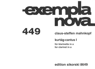 Product Cover for Kurtág - Cantus I