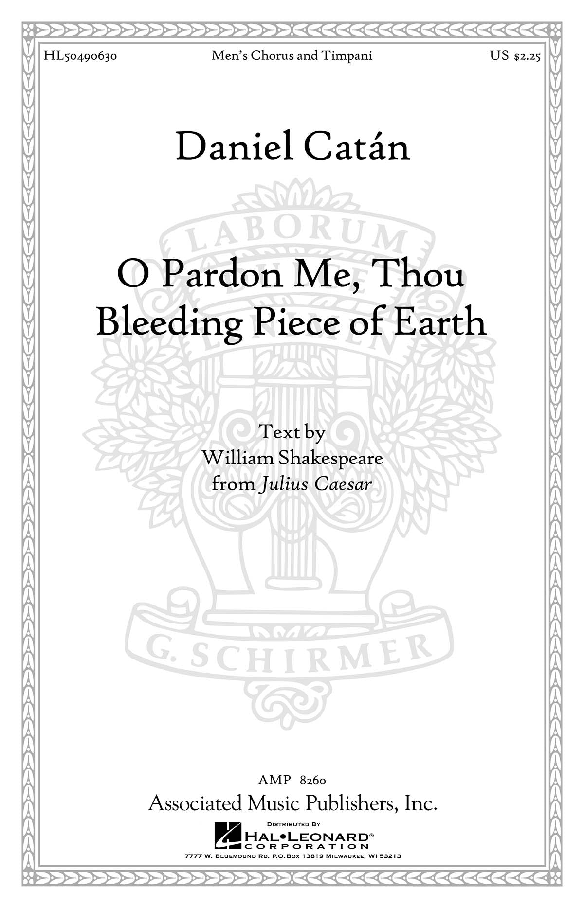 Product Cover for O Pardon Me, Thou Bleeding Piece Of Earth