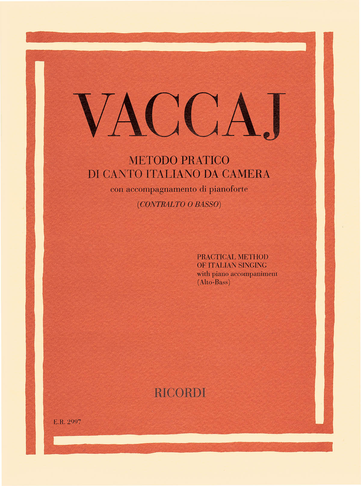 Product Cover for Practical Method of Italian Singing