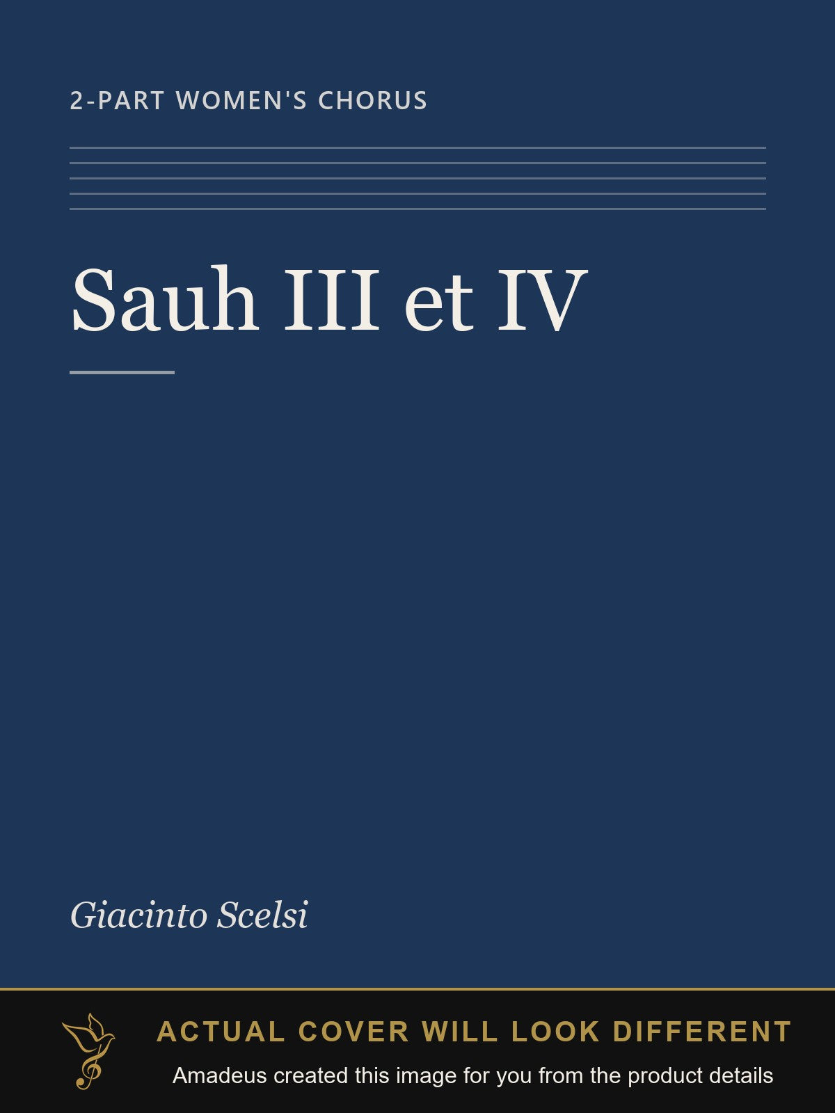 Sauh III et IV - Amadeus created this image from the product details; the actual cover will look different
