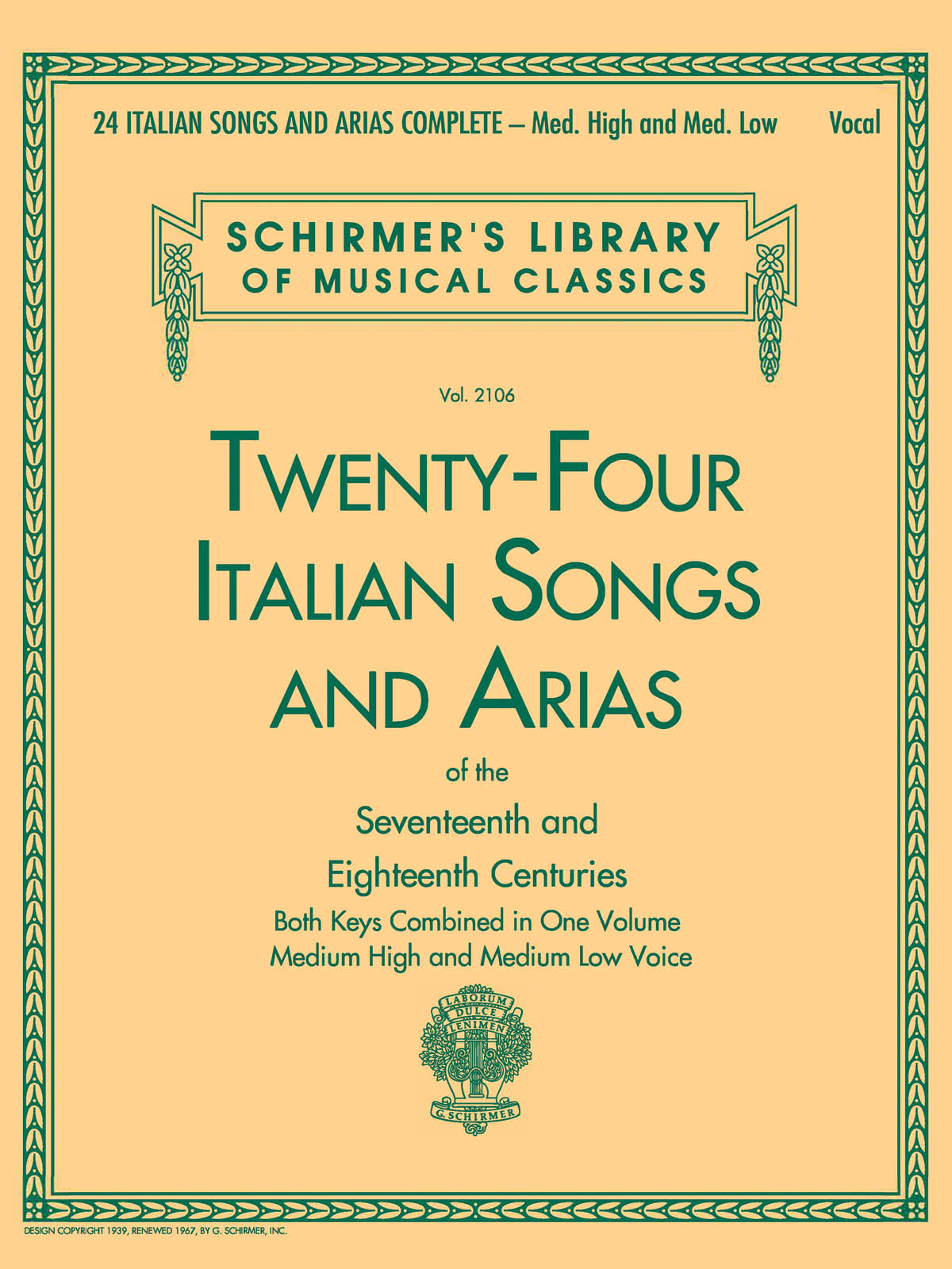 Product Cover for 24 Italian Songs & Arias Complete