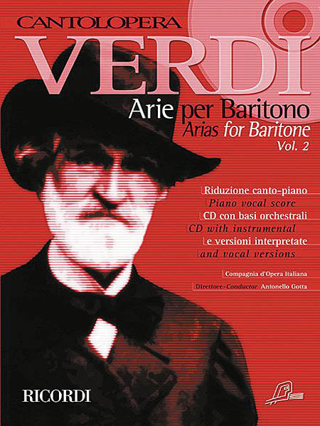 Product Cover for Verdi Arias for Baritone Volume 2
