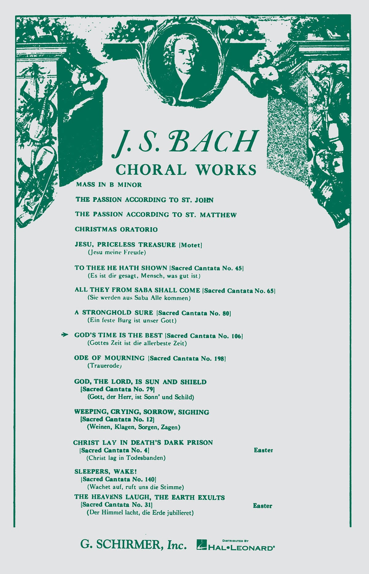 Product Cover for Cantata No. 106: God's Time is the Best Time