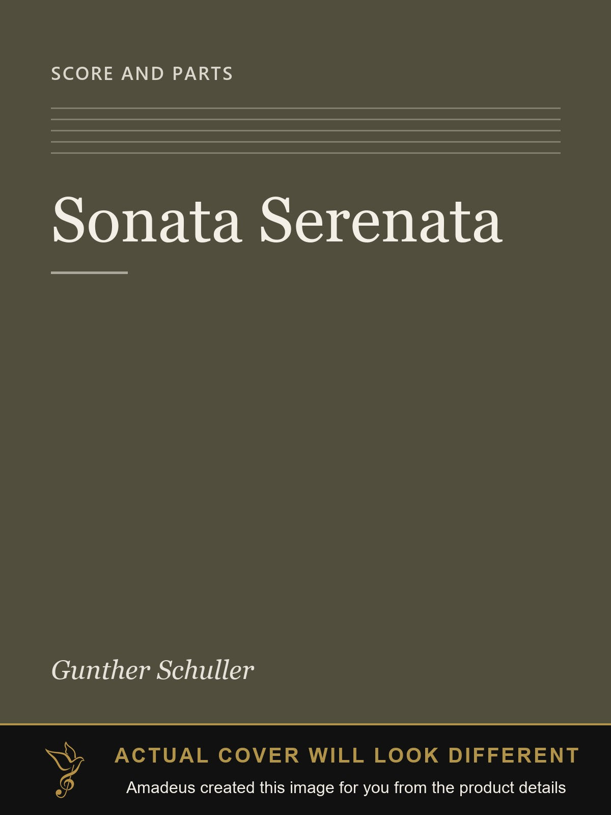 Sonata Serenata - Amadeus created this image from the product details; the actual cover will look different