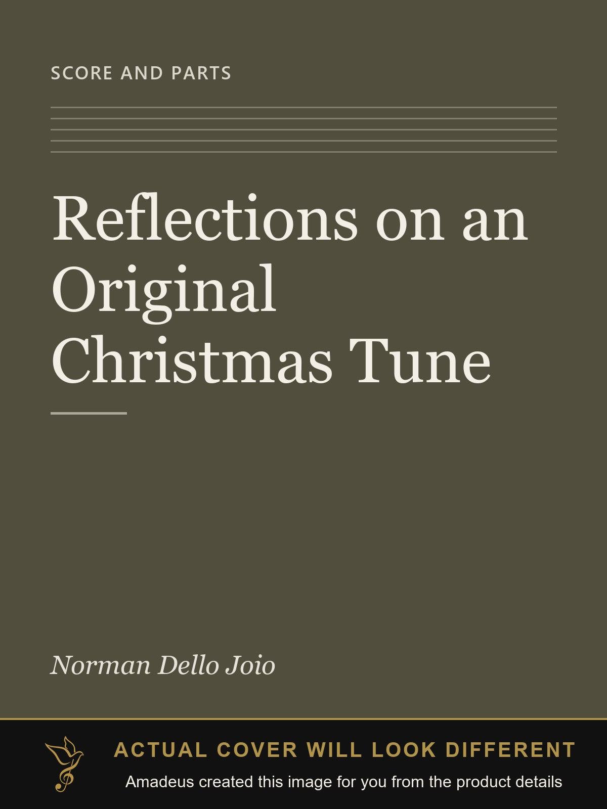 Reflections on an Original Christmas Tune - Amadeus created this image from the product details; the actual cover will look different