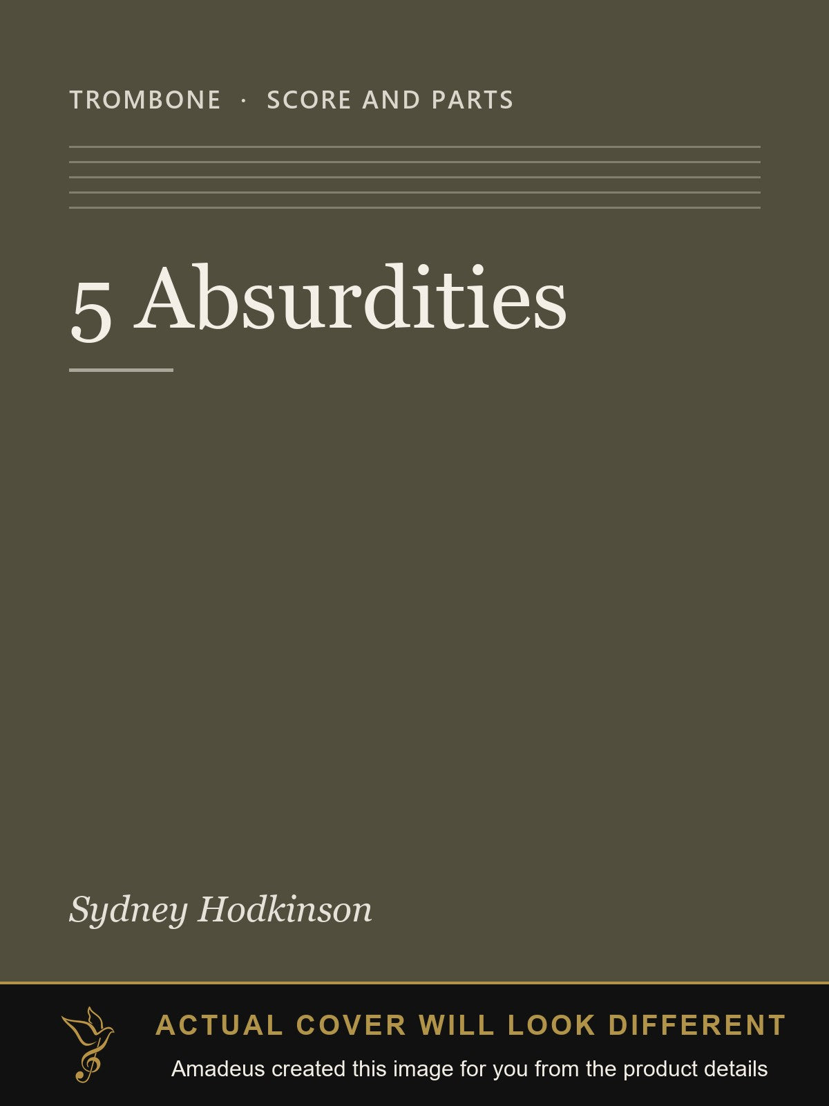 5 Absurdities - Amadeus created this image from the product details; the actual cover will look different