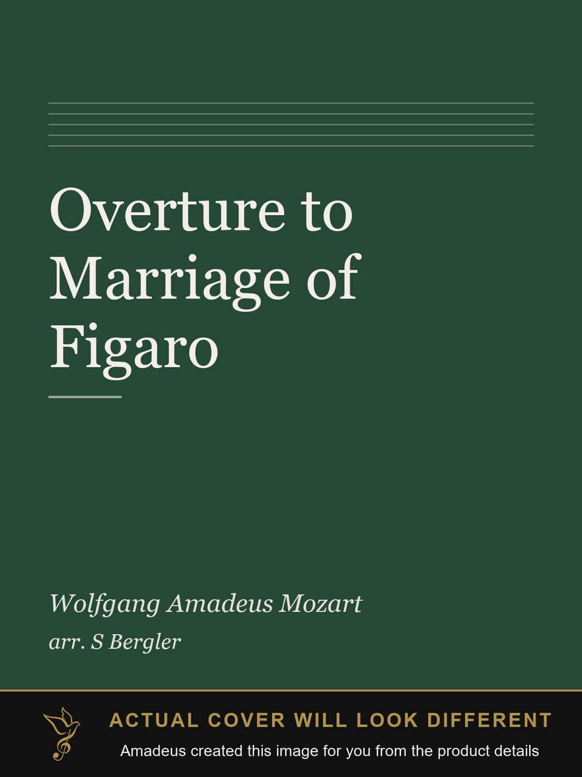 Overture to Marriage of Figaro - Amadeus created this image from the product details; the actual cover will look different