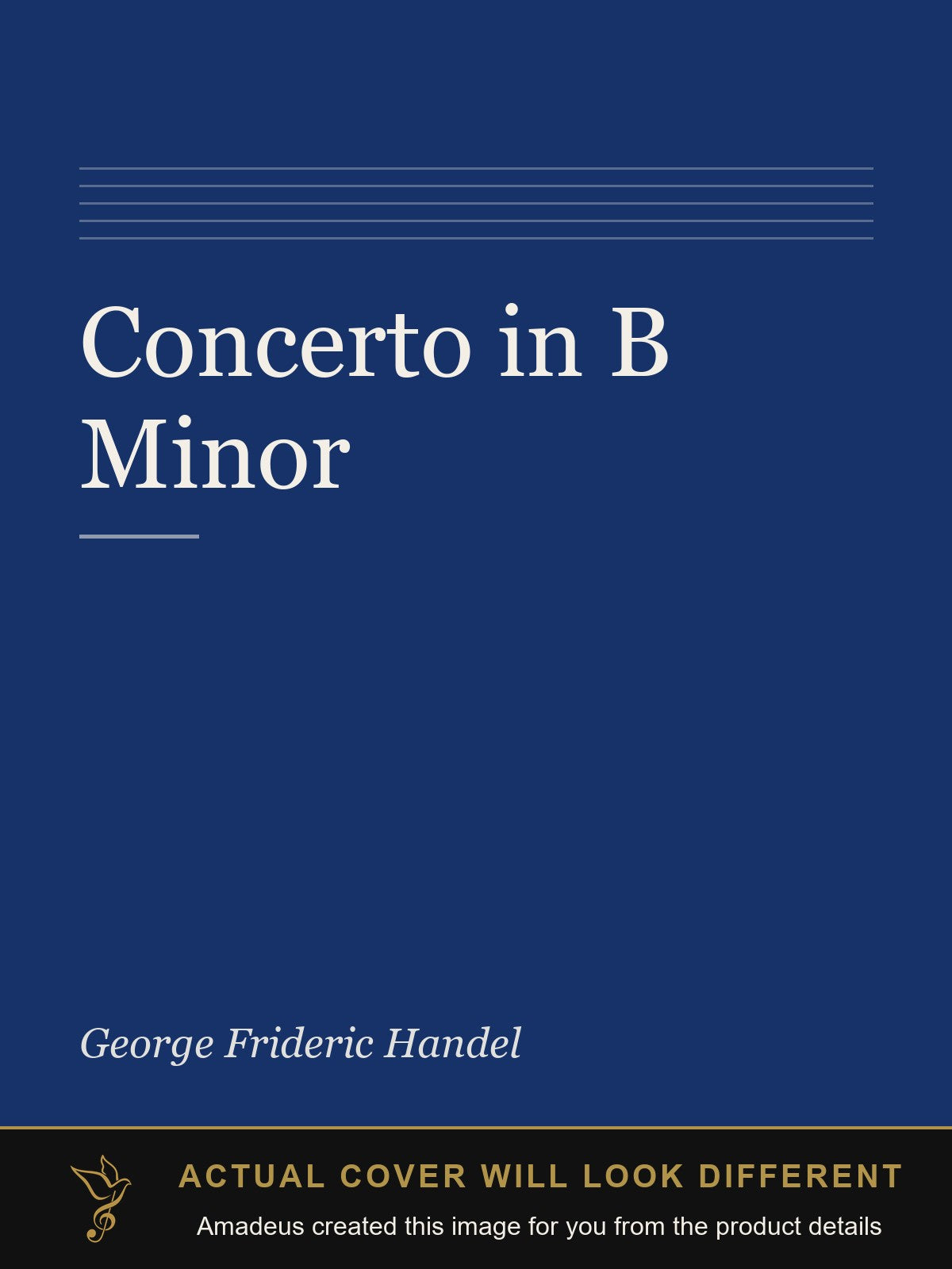 Concerto in B Minor - Amadeus created this image from the product details; the actual cover will look different
