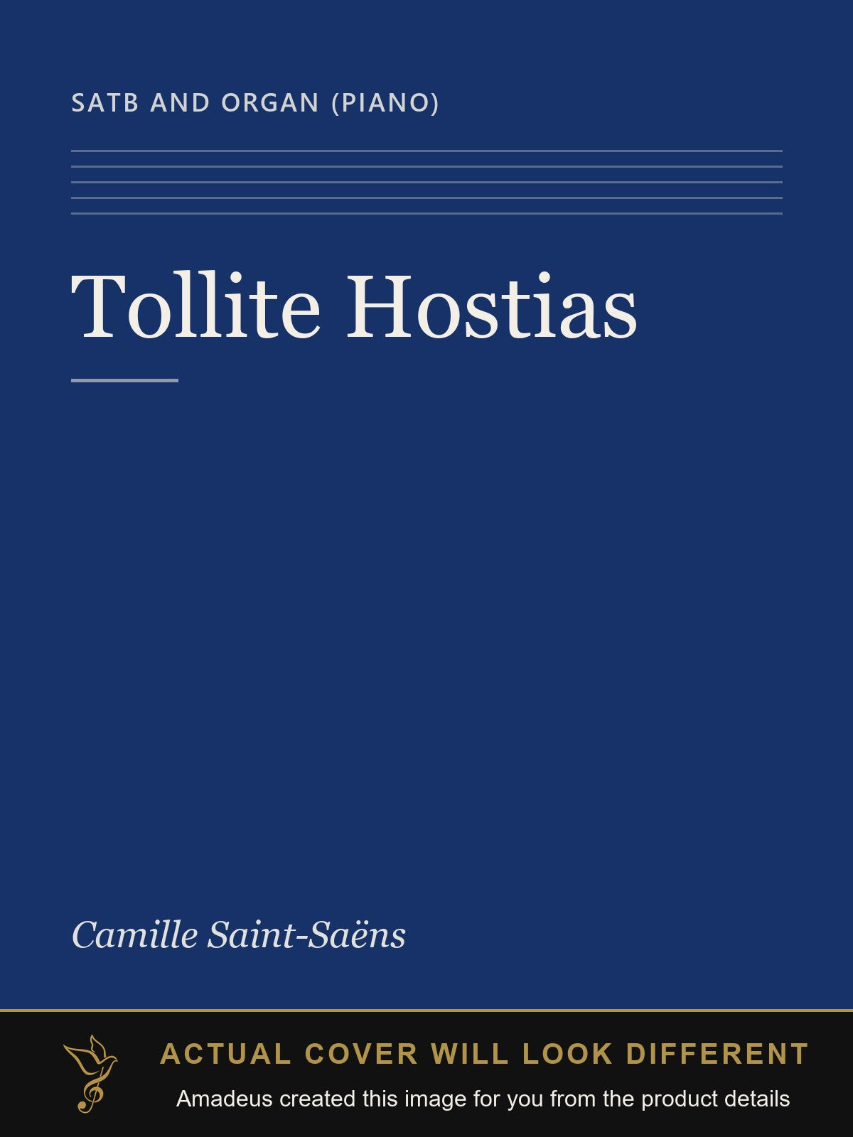 Tollite Hostias - Amadeus created this image from the product details; the actual cover will look different