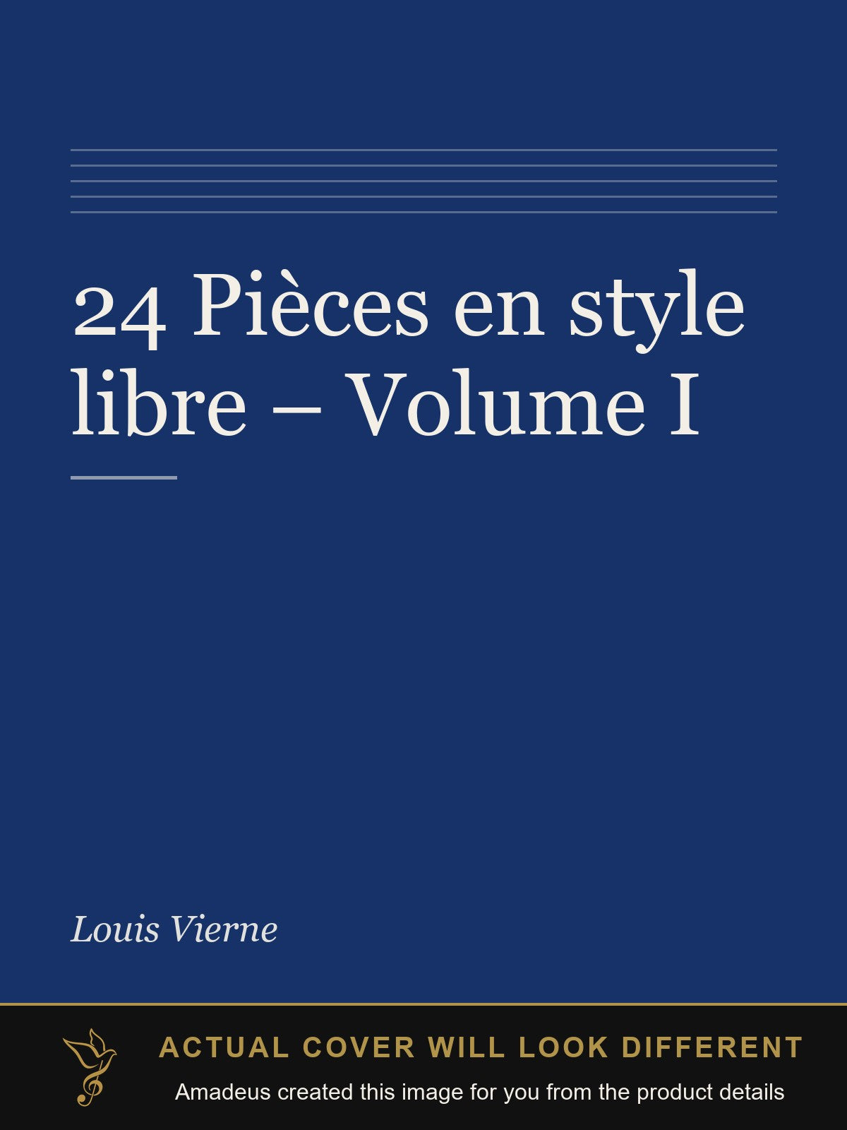 24 Pièces en style libre – Volume I - Amadeus created this image from the product details; the actual cover will look different