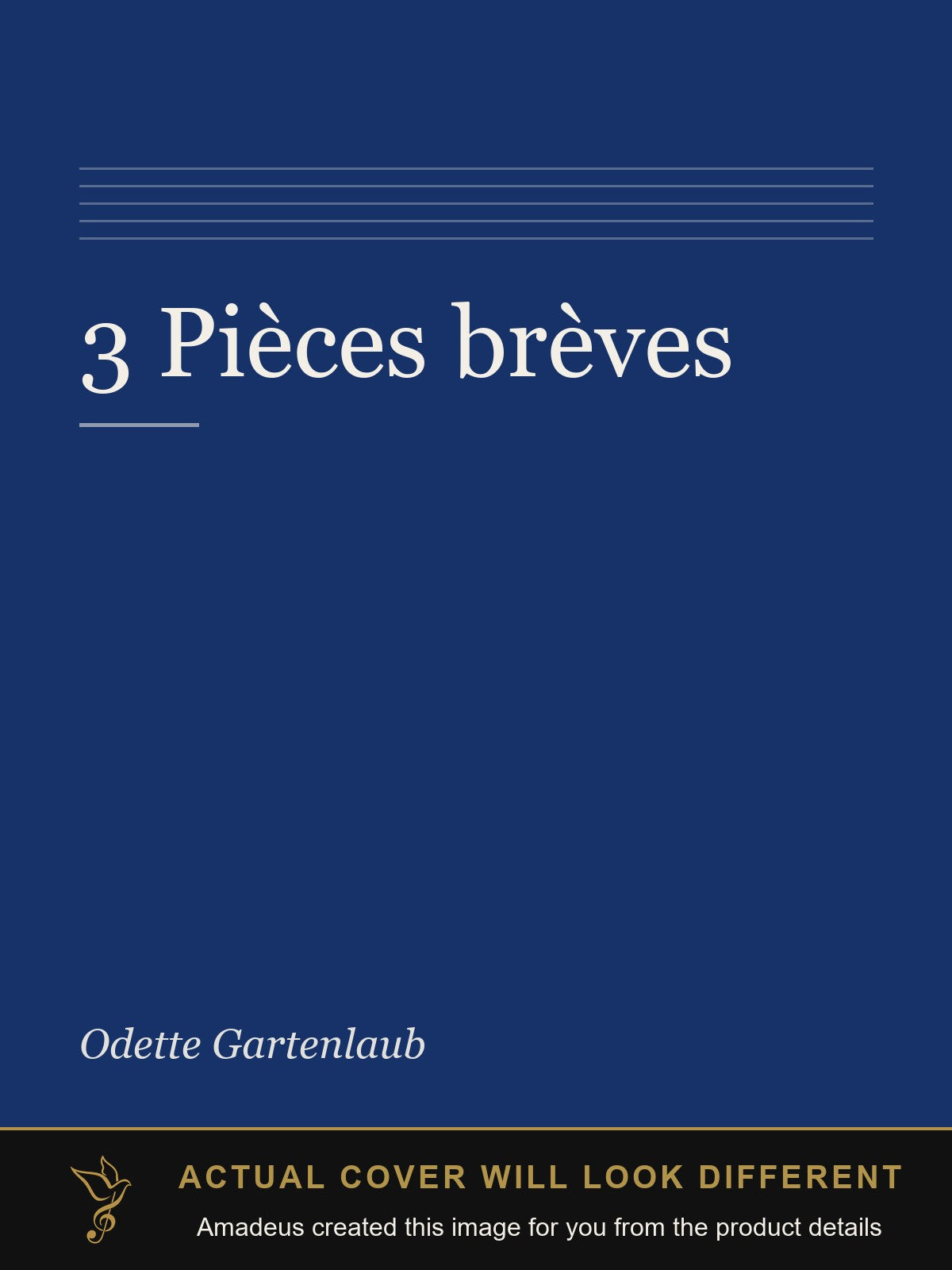 3 Pièces brèves - Amadeus created this image from the product details; the actual cover will look different