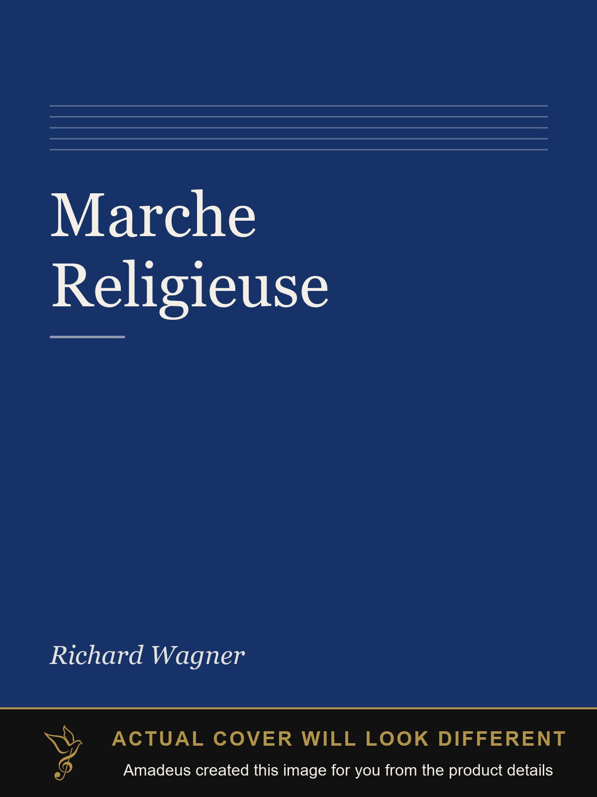Marche Religieuse - Amadeus created this image from the product details; the actual cover will look different