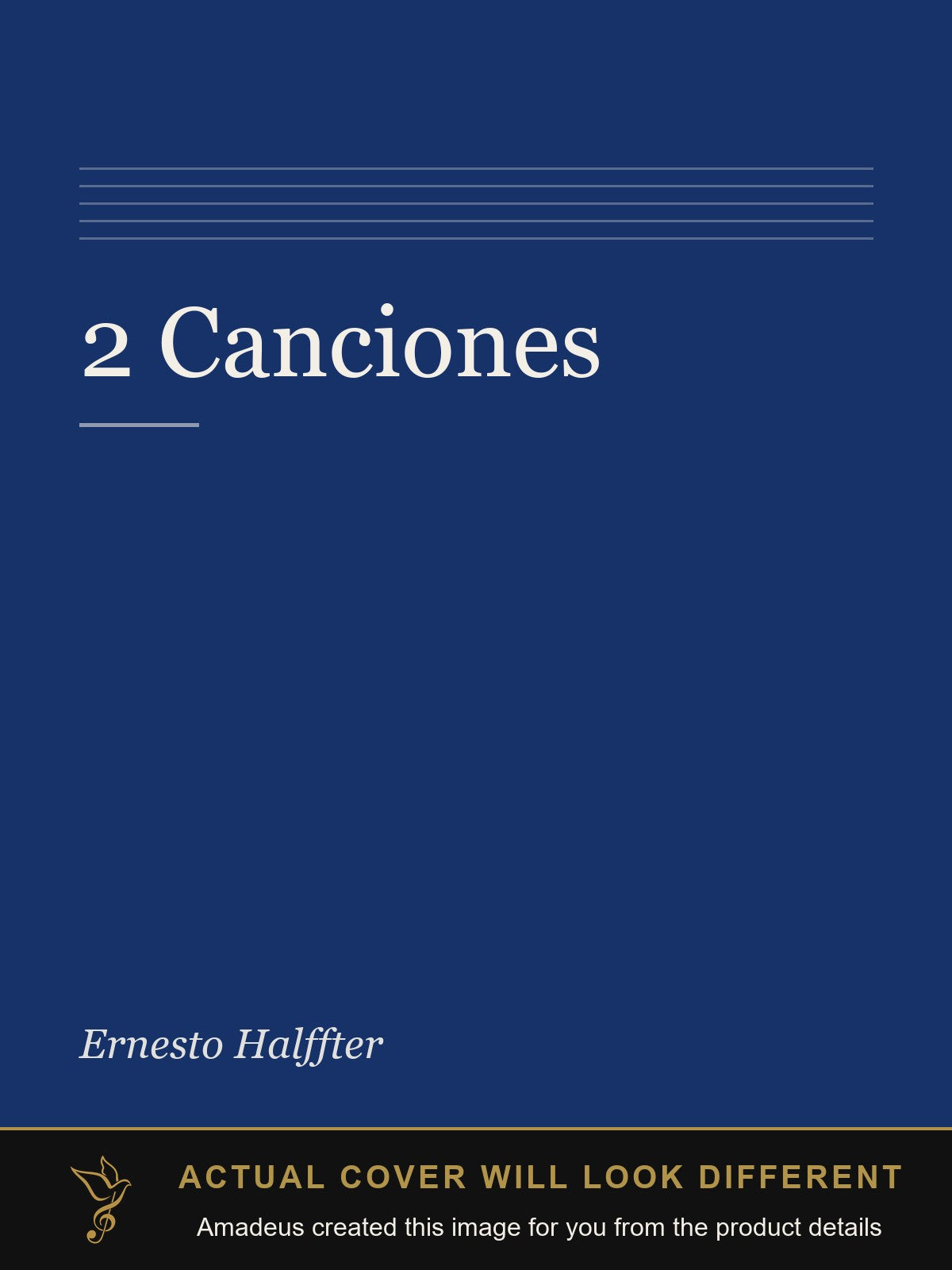2 Canciones - Amadeus created this image from the product details; the actual cover will look different