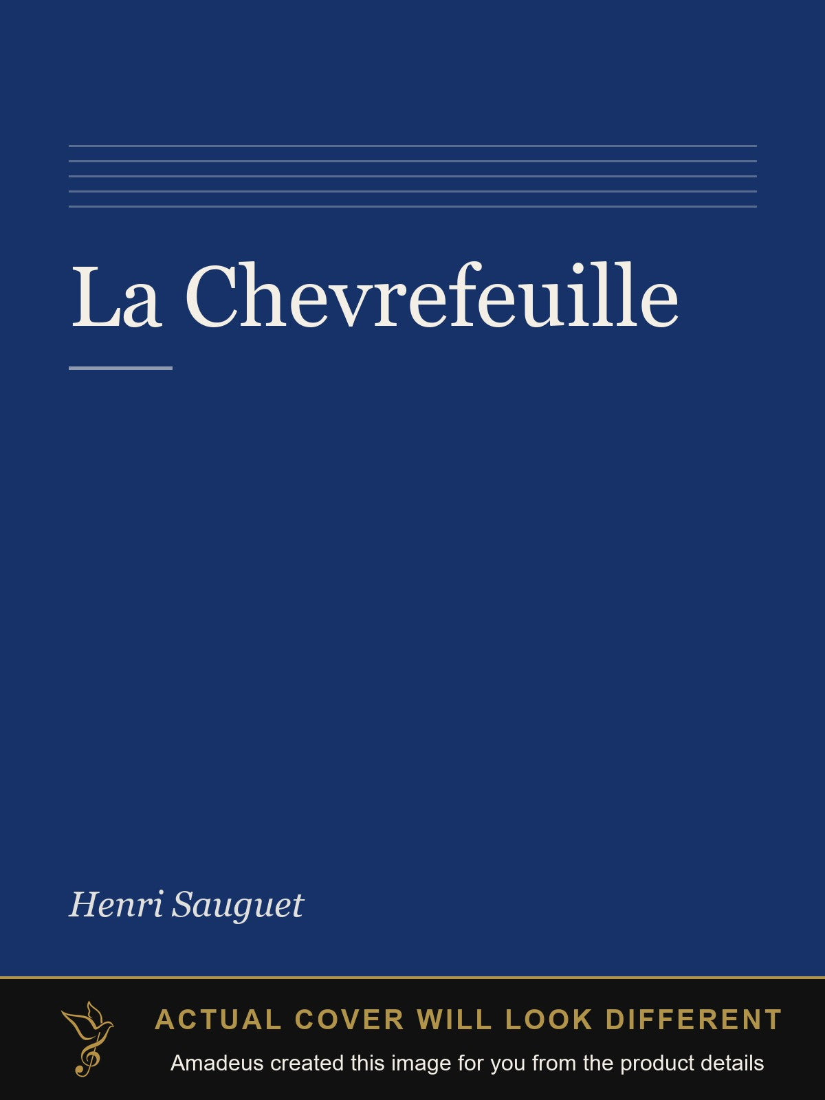 La Chevrefeuille - Amadeus created this image from the product details; the actual cover will look different