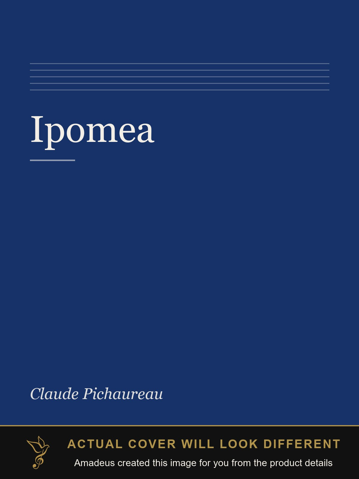 Ipomea - Amadeus created this image from the product details; the actual cover will look different