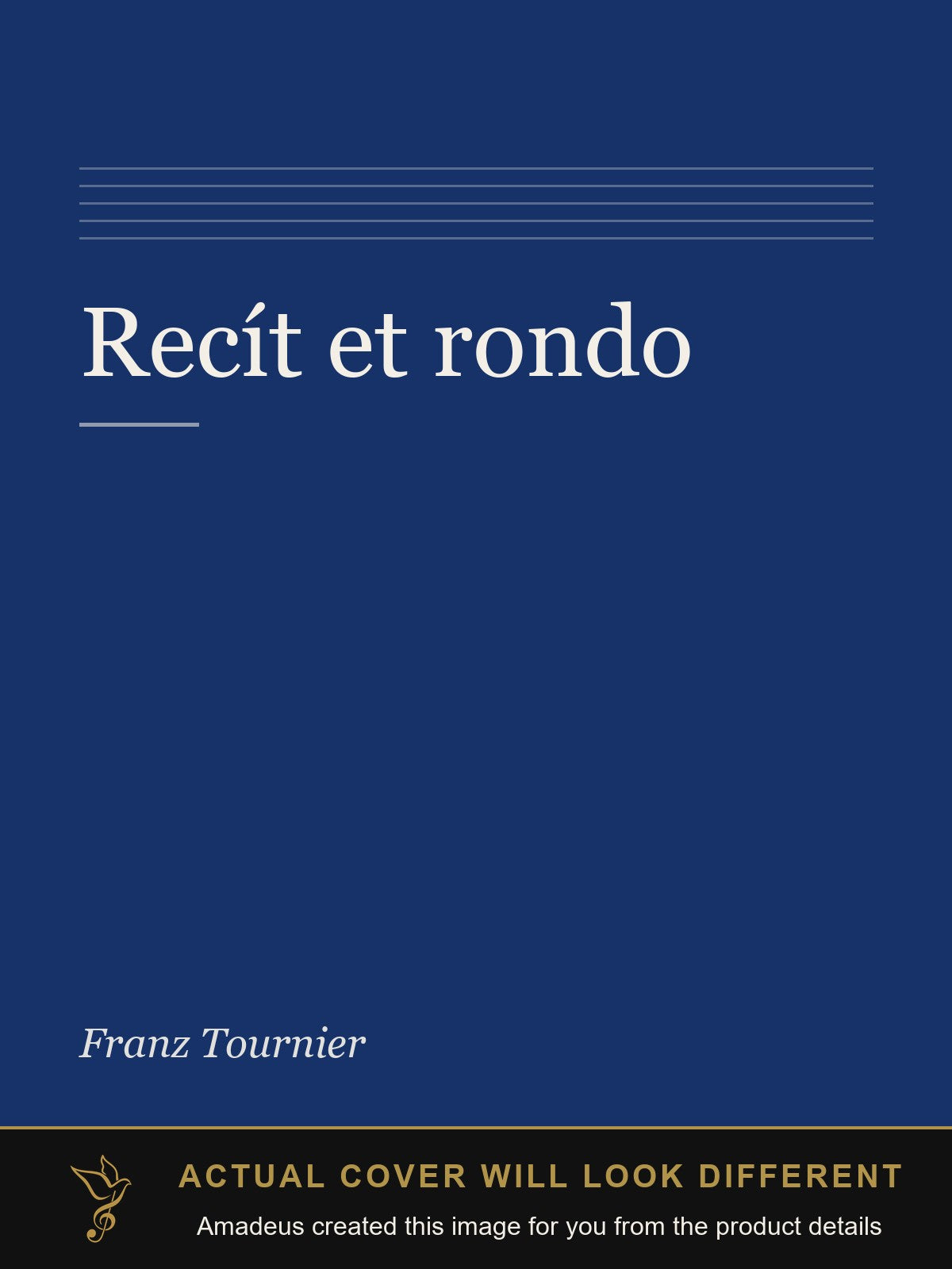 Recít et rondo - Amadeus created this image from the product details; the actual cover will look different