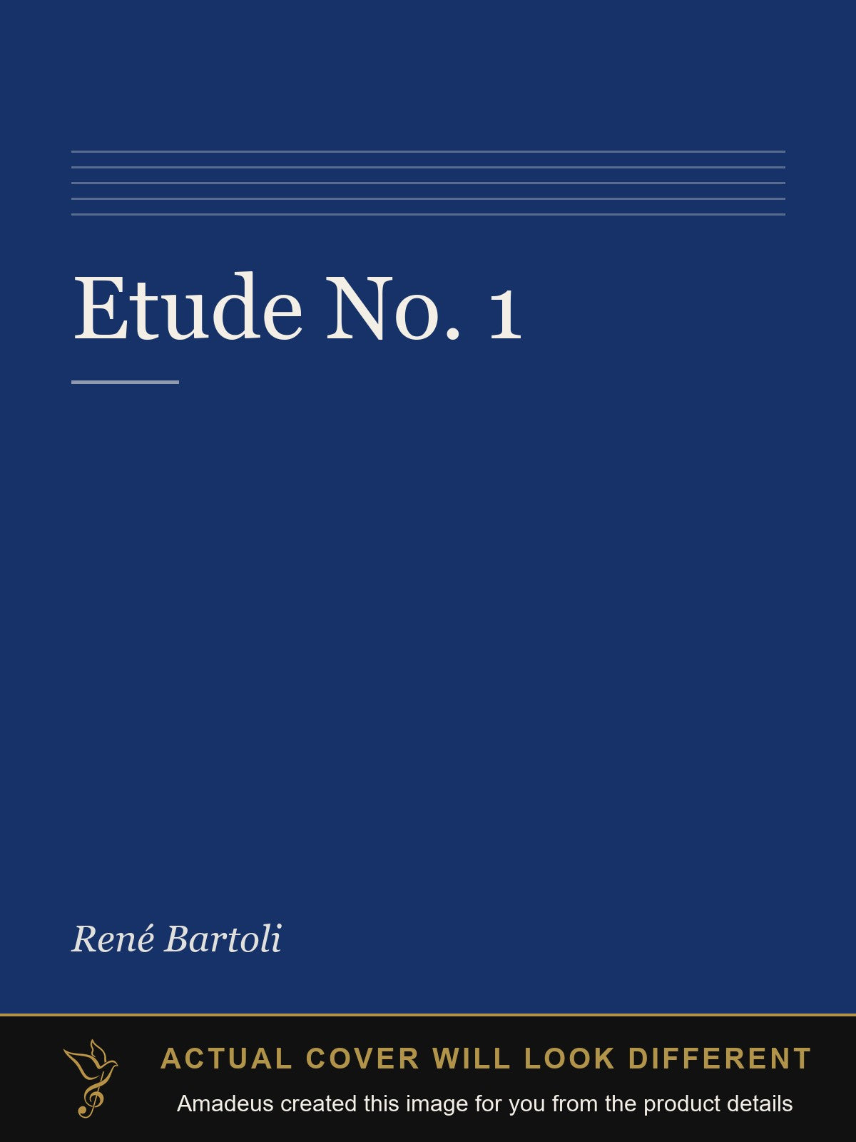 Etude No. 1 - Amadeus created this image from the product details; the actual cover will look different