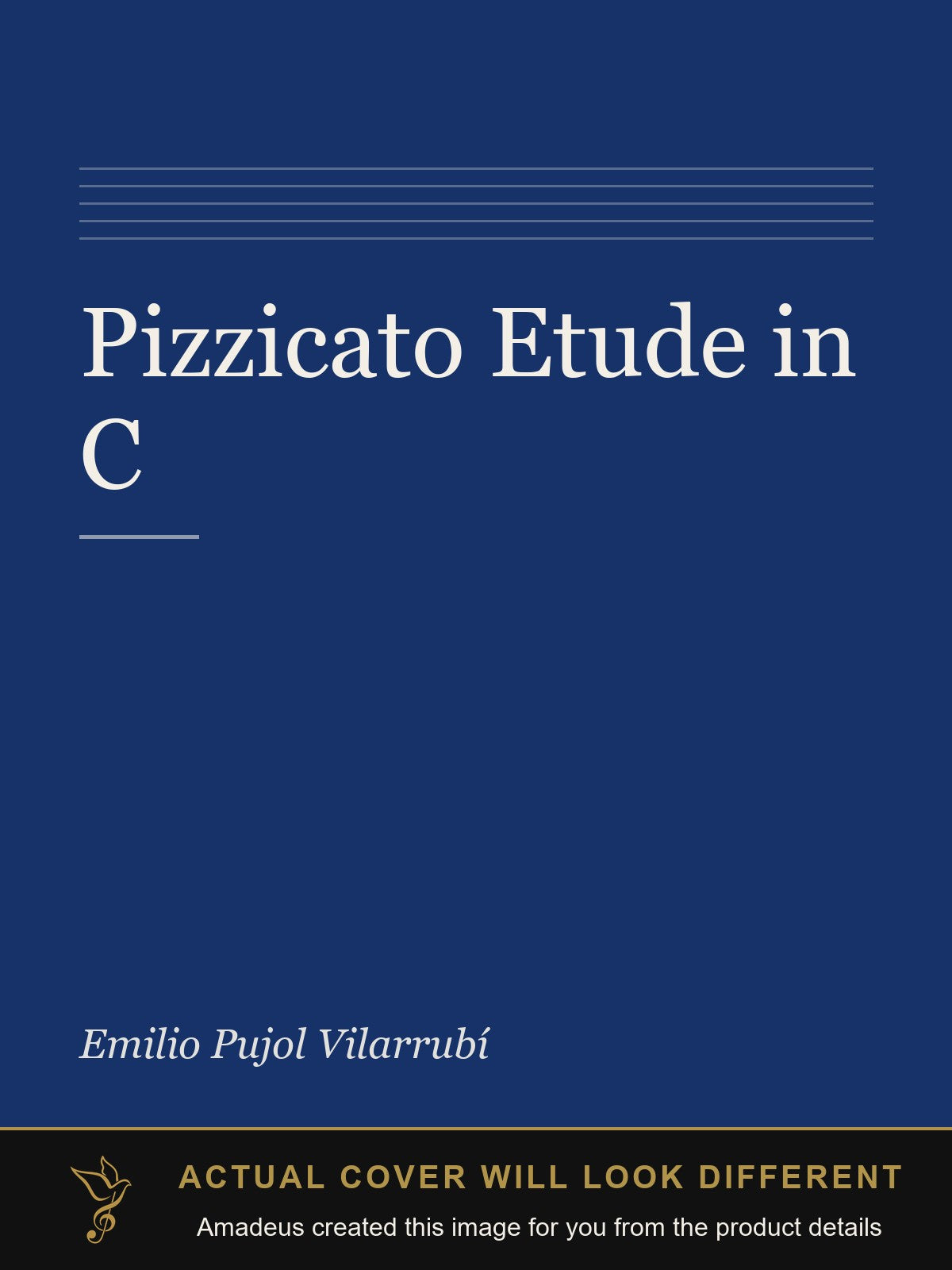Pizzicato Etude in C - Amadeus created this image from the product details; the actual cover will look different