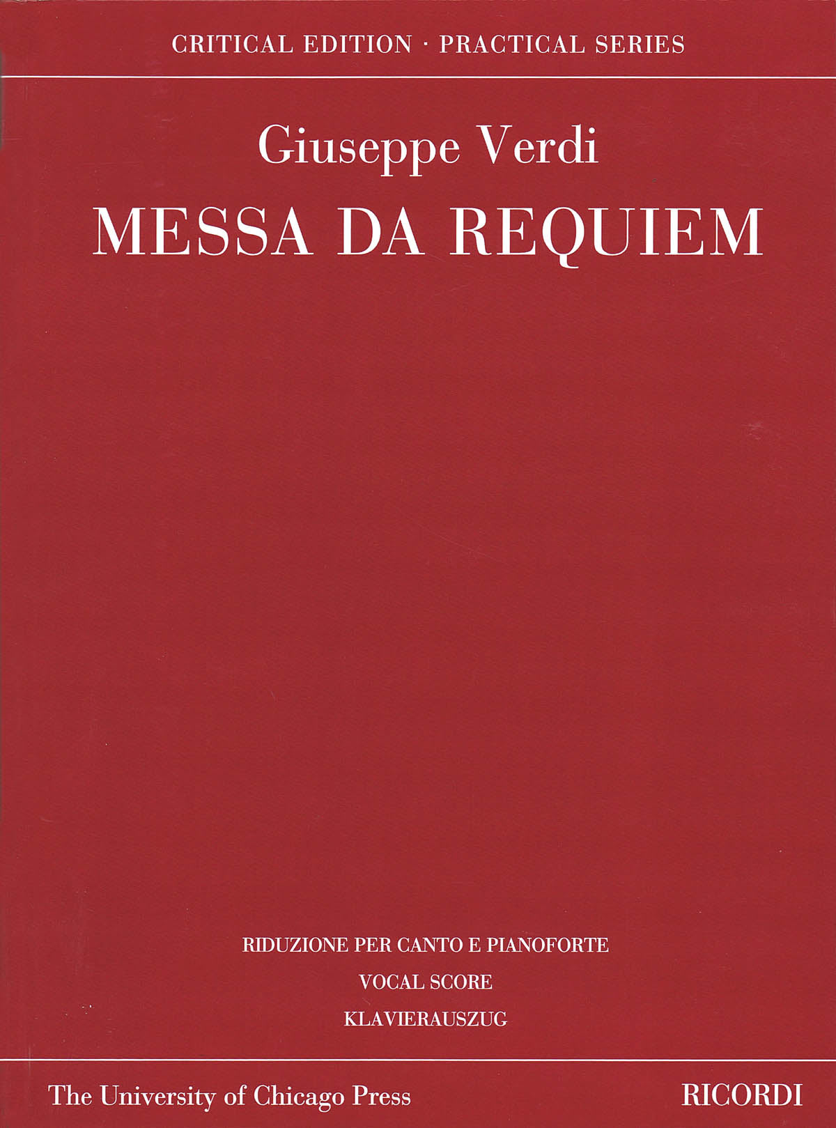 Product Cover for Messa da Requiem
