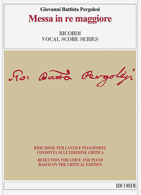 Product Cover for Messa in Re Maggiore
