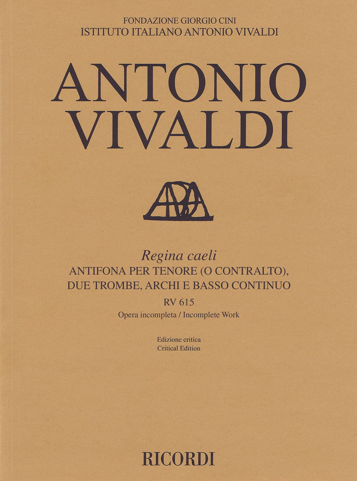 Product Cover for Regina Caeli RV 615 – Antiphon for Trumpet, Strings and Low Brass