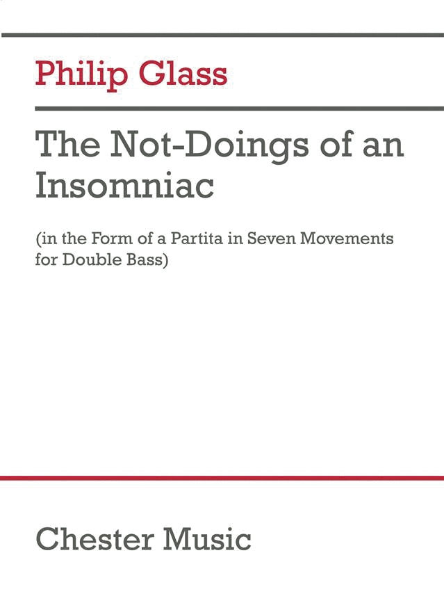 Product Cover for The Not-Doings of an Insomniac