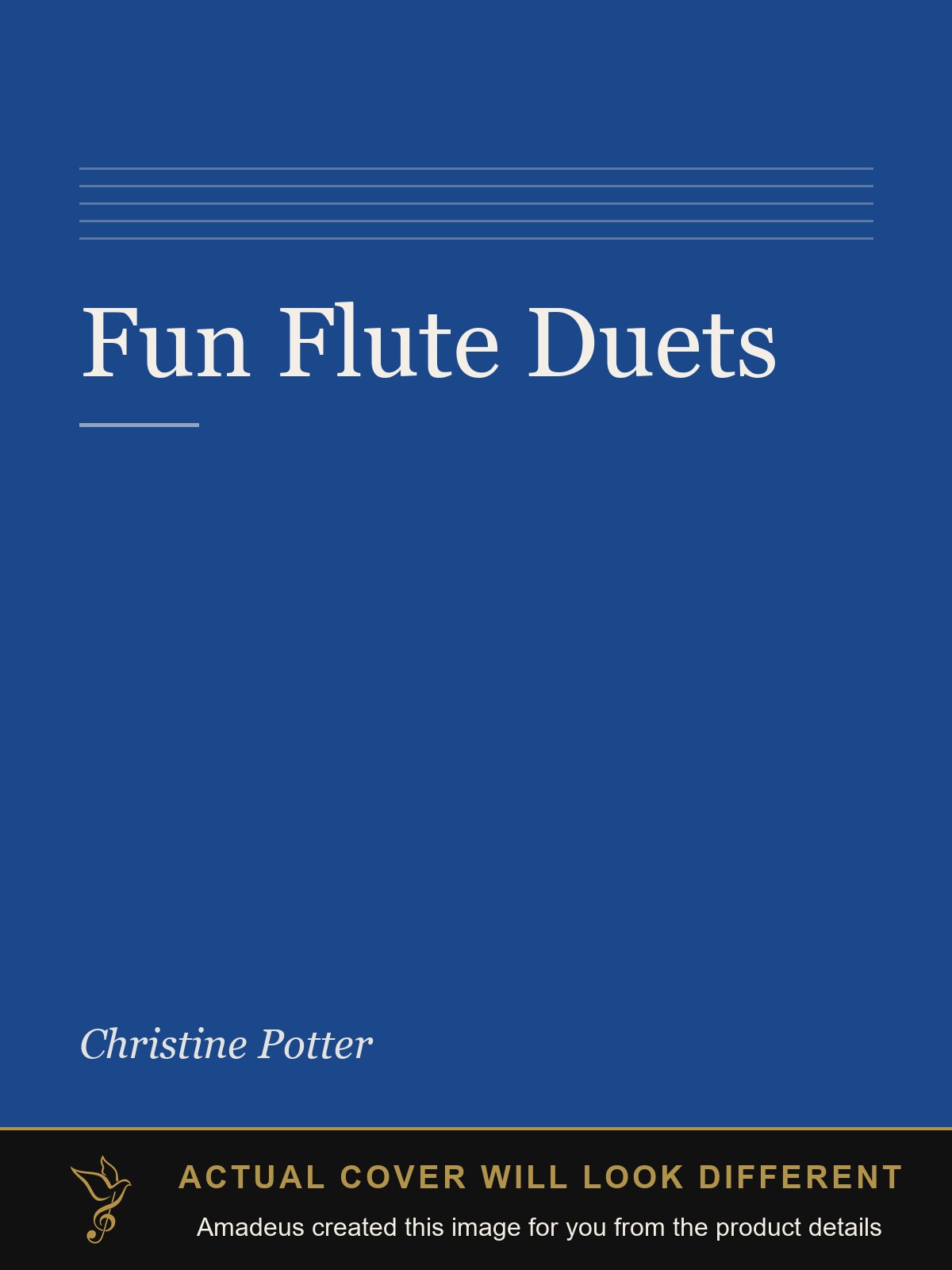 Fun Flute Duets - Amadeus created this image from the product details; the actual cover will look different