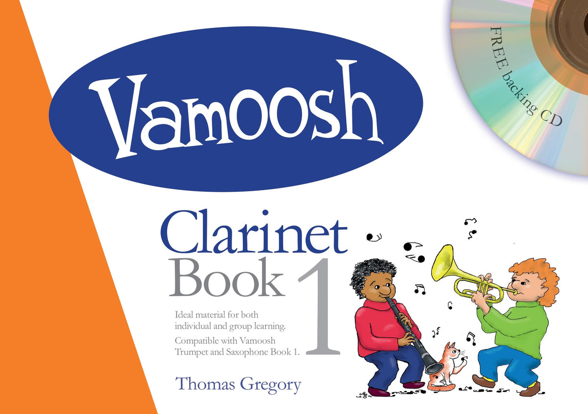 Product Cover for Vamoosh Clarinet Book 1 - Book/cd