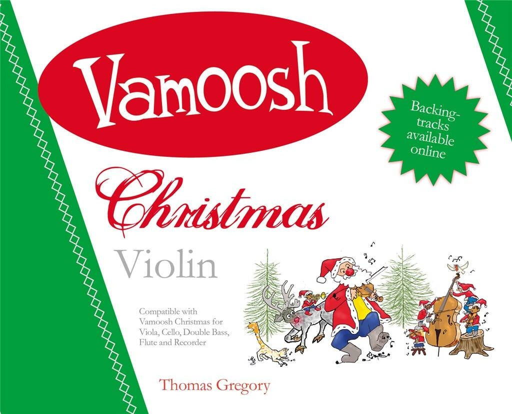 Product Cover for Vamoosh Christmas Violin - Violin Duet And Optional Backing Track Or Piano
