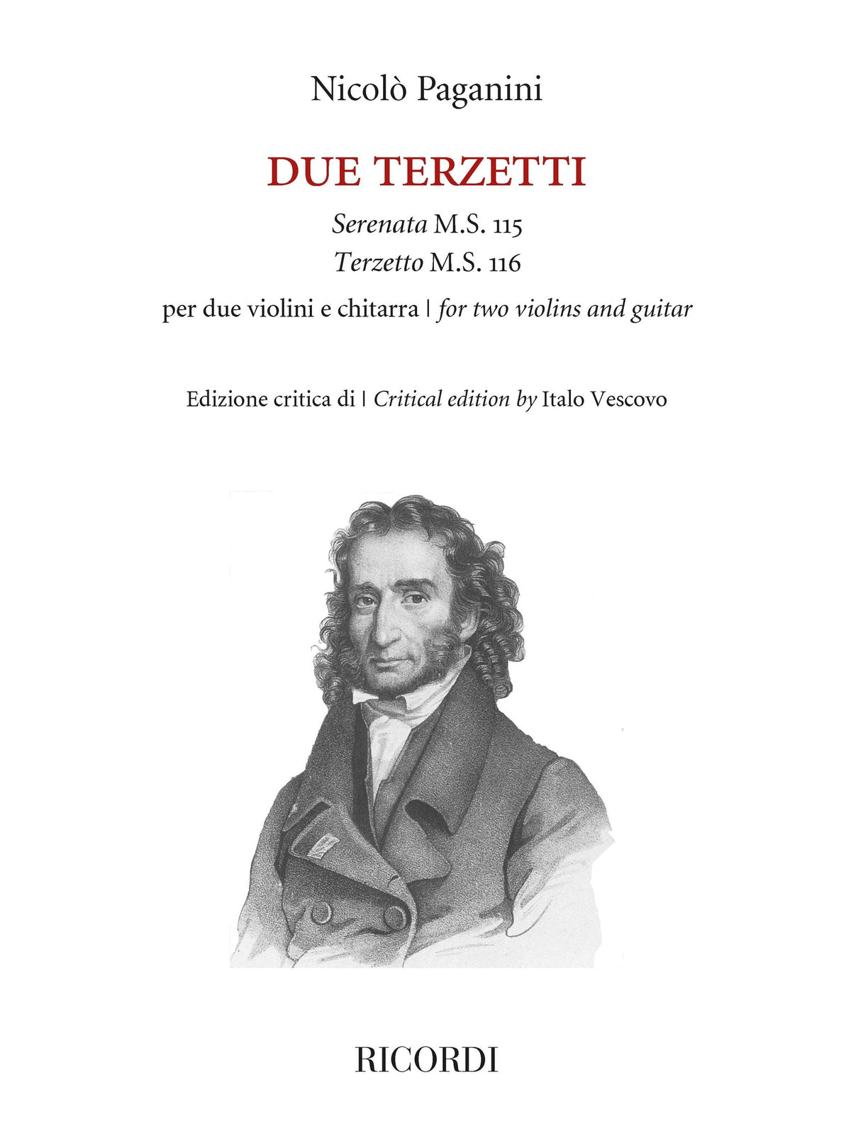 Product Cover for Due (2) Terzetti
