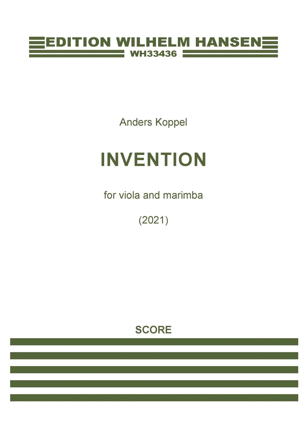 Product Cover for Invention For Viola And Marimba