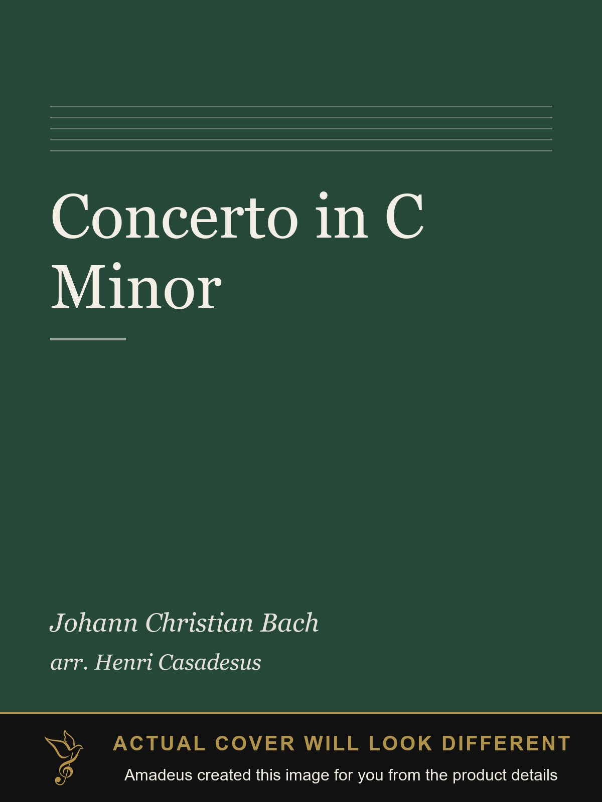 Concerto in C Minor - Amadeus created this image from the product details; the actual cover will look different