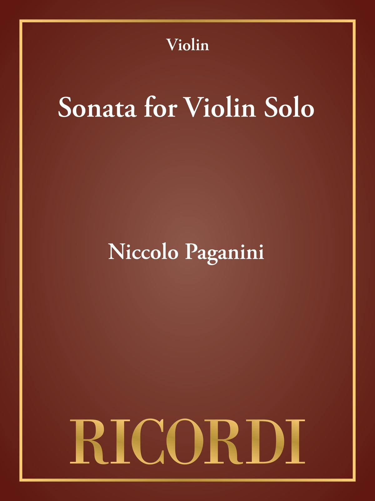 Product Cover for Sonata for Violin Solo