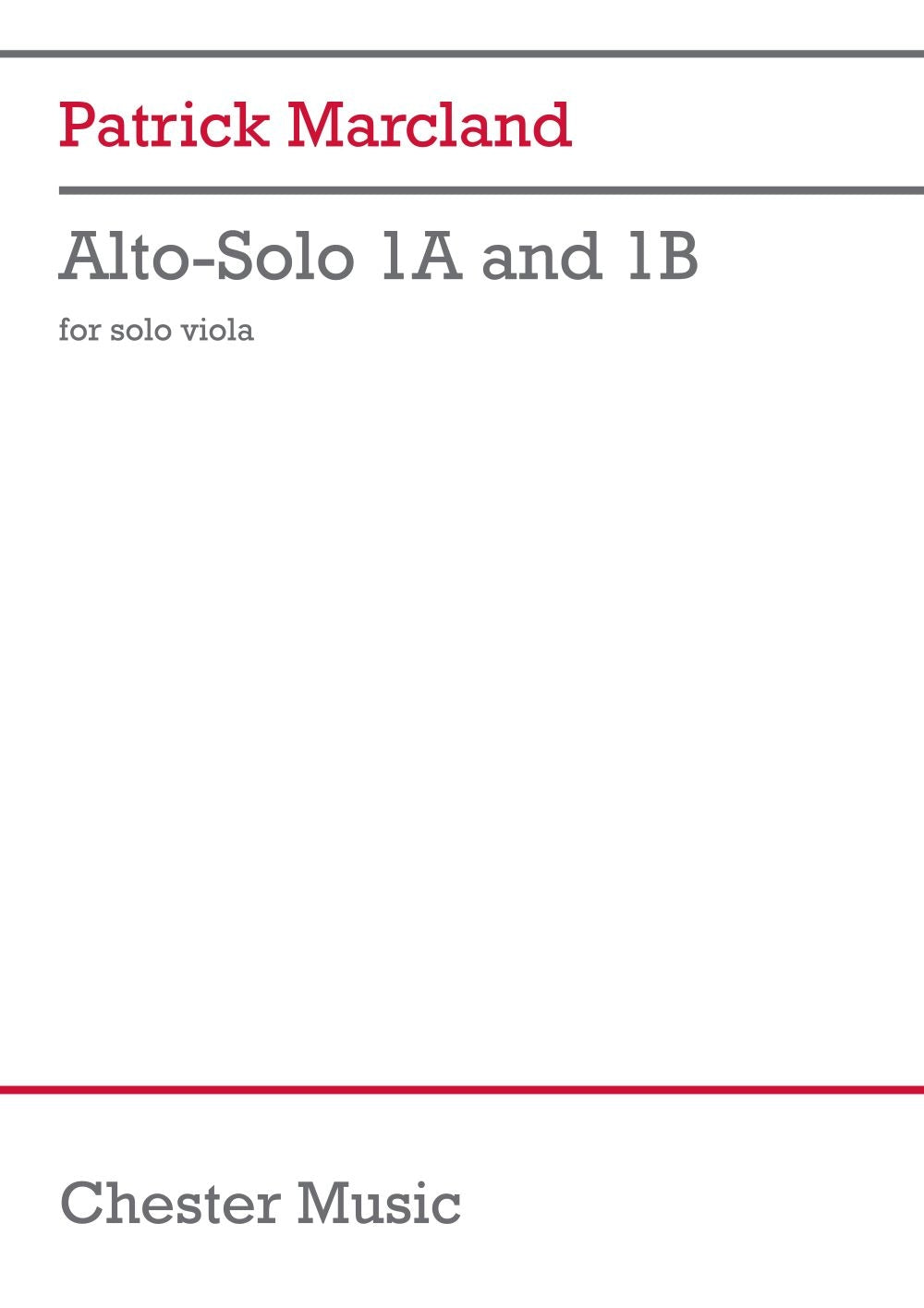 Product Cover for Alto-Solo 1a and 1b