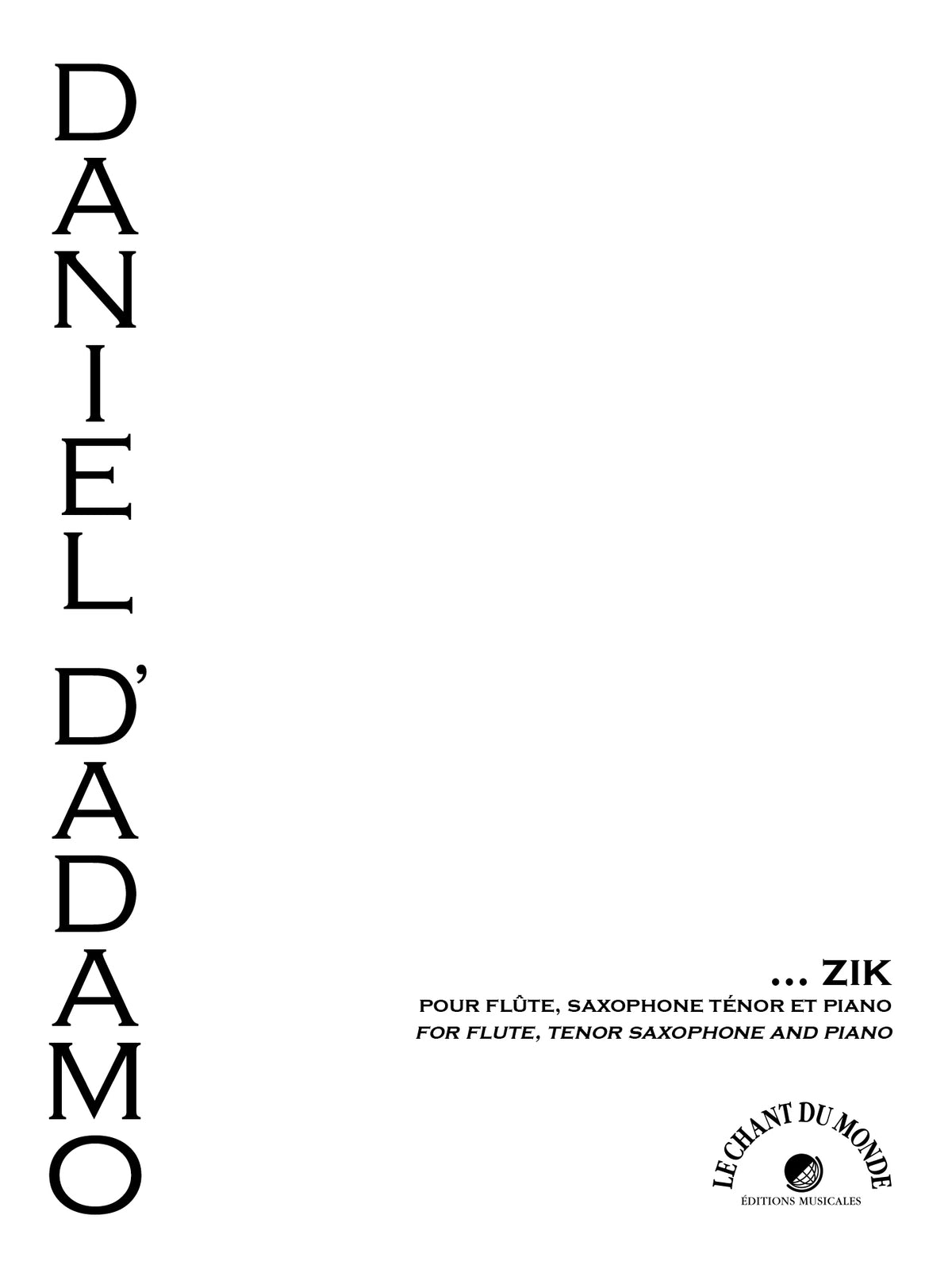 Product Cover for ...zik (Score and Parts)