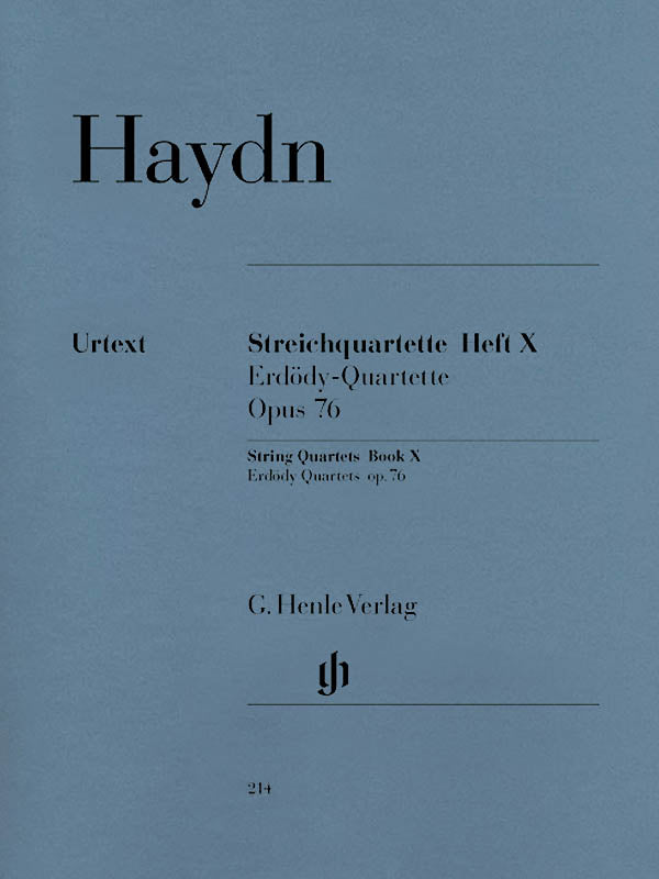 Product Cover for String Quartets – Volume X Op. 76