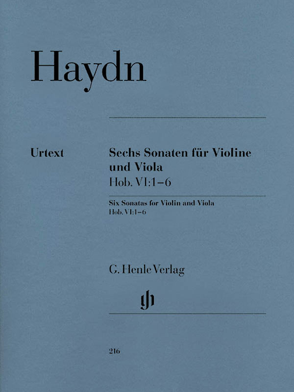 Product Cover for 6 Sonatas for Violin and Viola