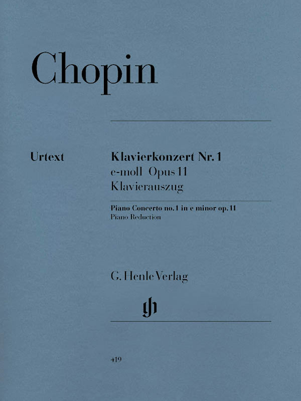 Product Cover for Concerto for Piano and Orchestra E minor Op. 11, No. 1