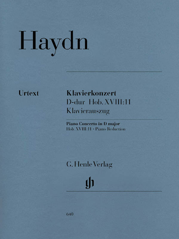 Product Cover for Concerto for Piano (Harpsichord) and Orchestra D Major Hob.XVIII:11