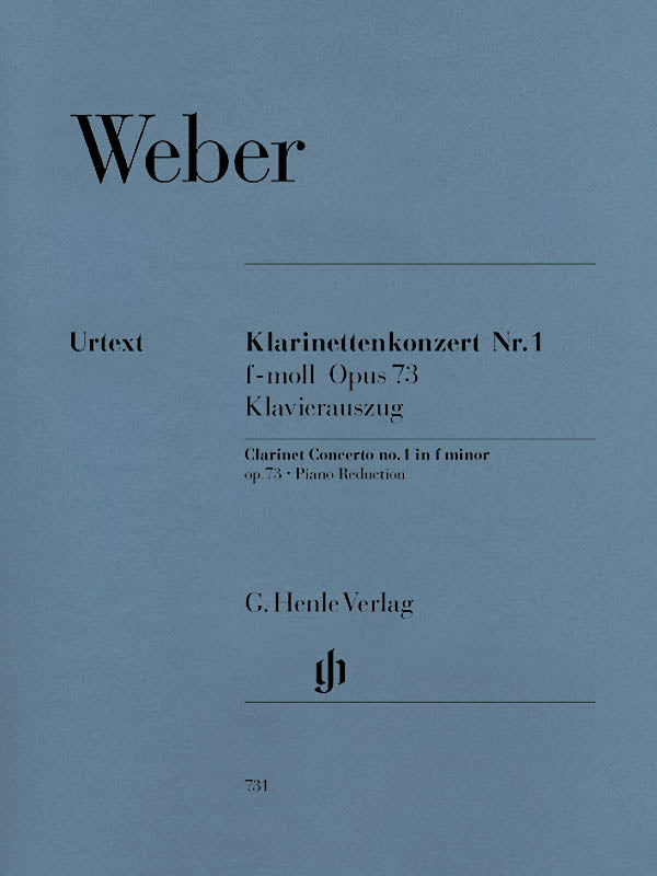 Product Cover for Clarinet Concerto No. 1 in F minor, Op. 73
