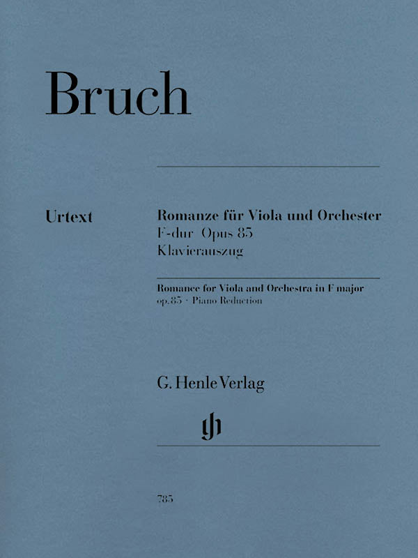 Product Cover for Romance for Viola and Orchestra in F Major Op. 85