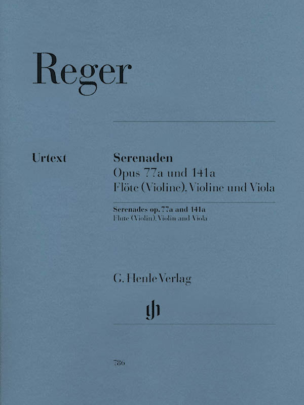 Product Cover for Serenades for Flute, Violin, and Viola Op. 77a and Op. 141a