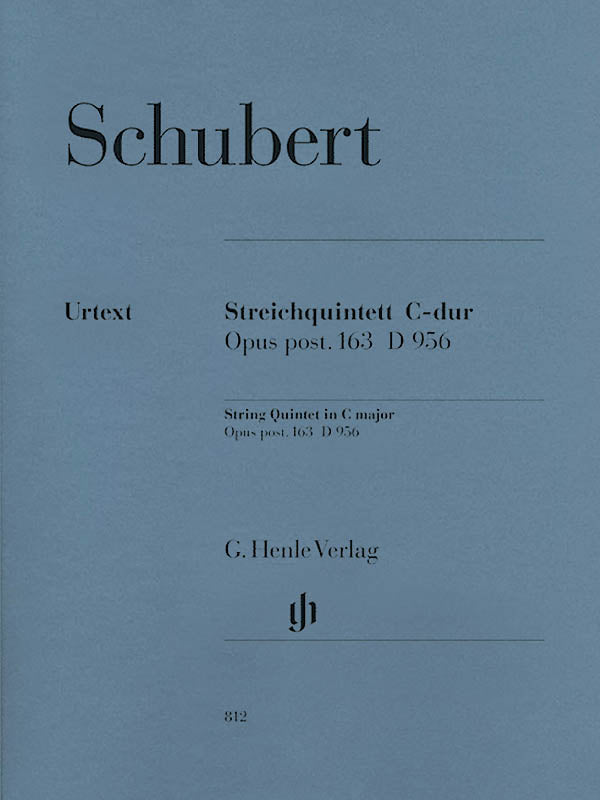 Product Cover for String Quintet C Major Op. Posth. 163 D 956
