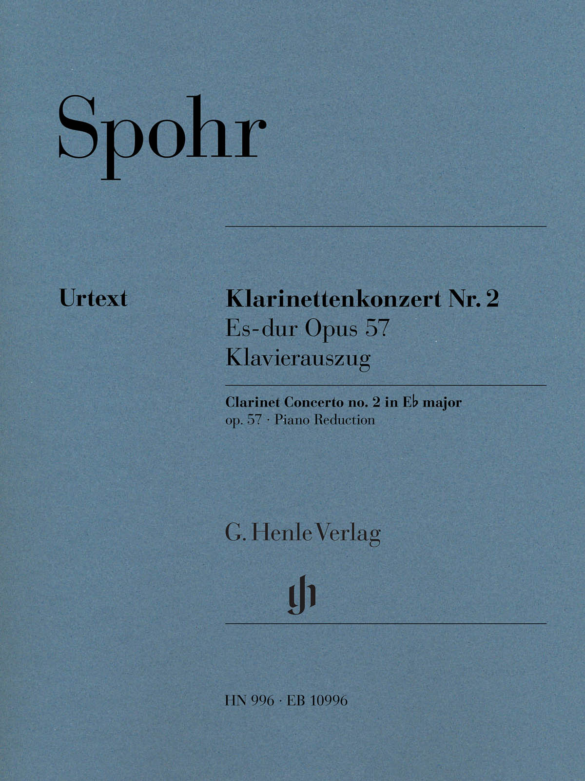Product Cover for Clarinet Concerto No. 2 in E-Flat Major, Op. 57