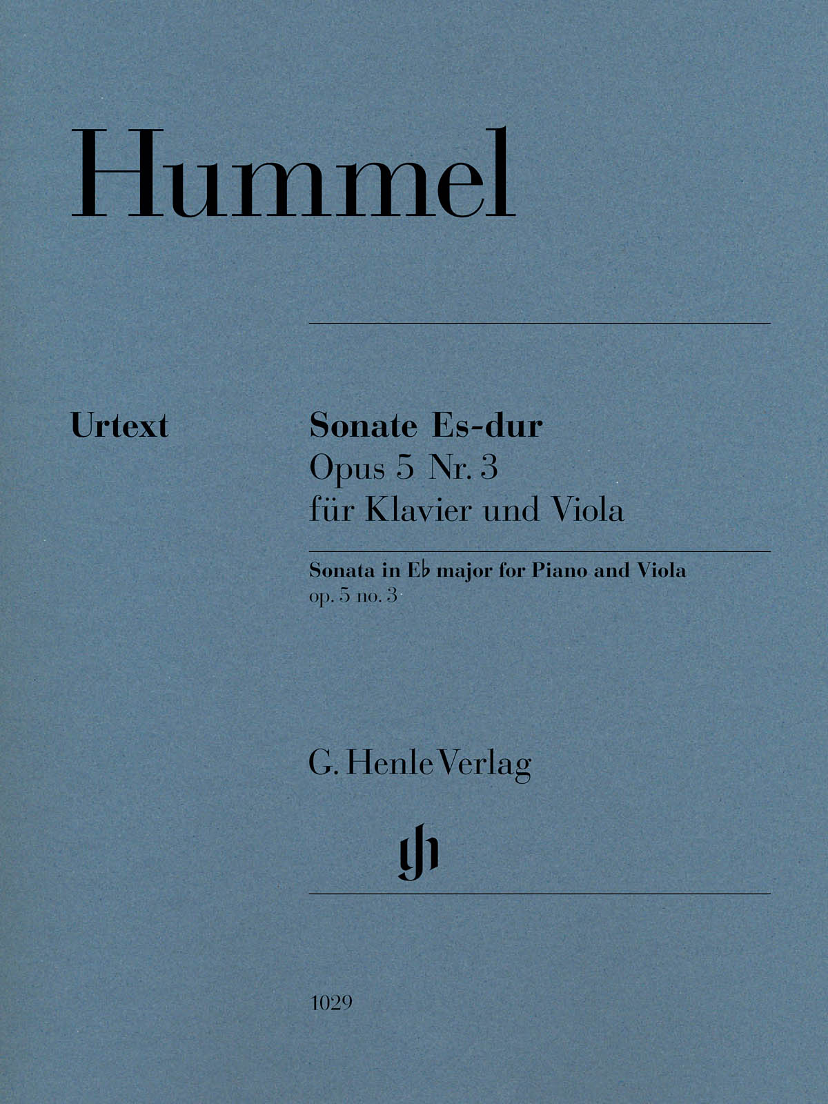 Product Cover for Sonata for Piano and Viola in E-flat Major, Op. 5, No. 3