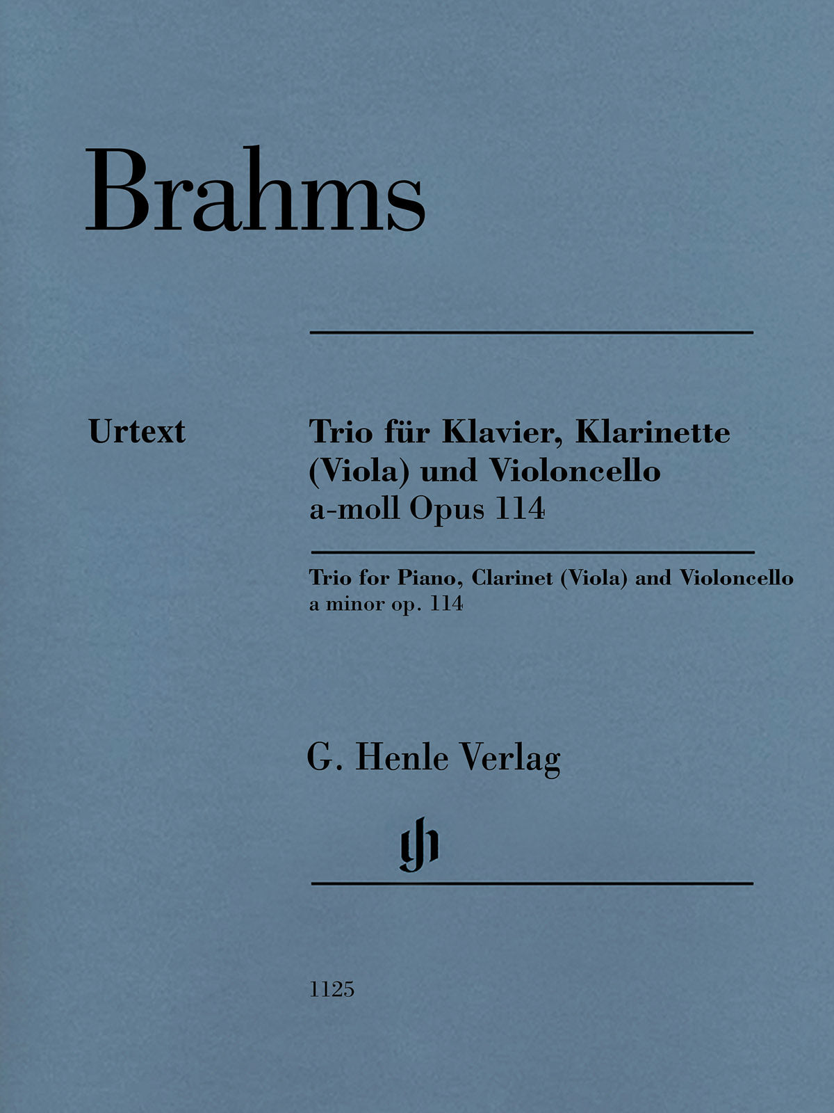 Product Cover for Trio in A Minor, Op. 114 – Revised Edition